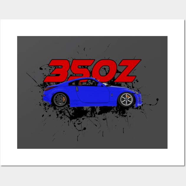 Nissan 350z Wall Art by JDMzone